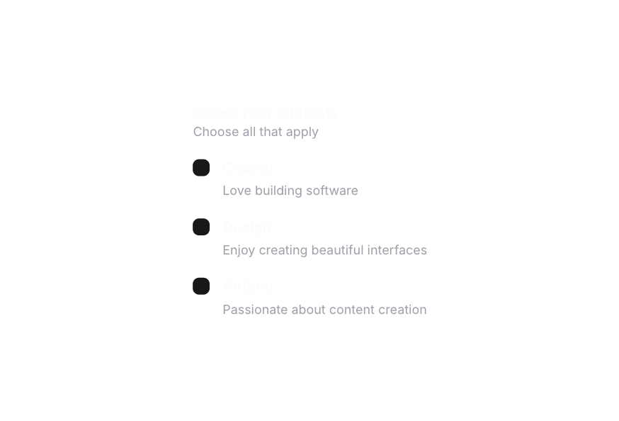 CheckboxGroup