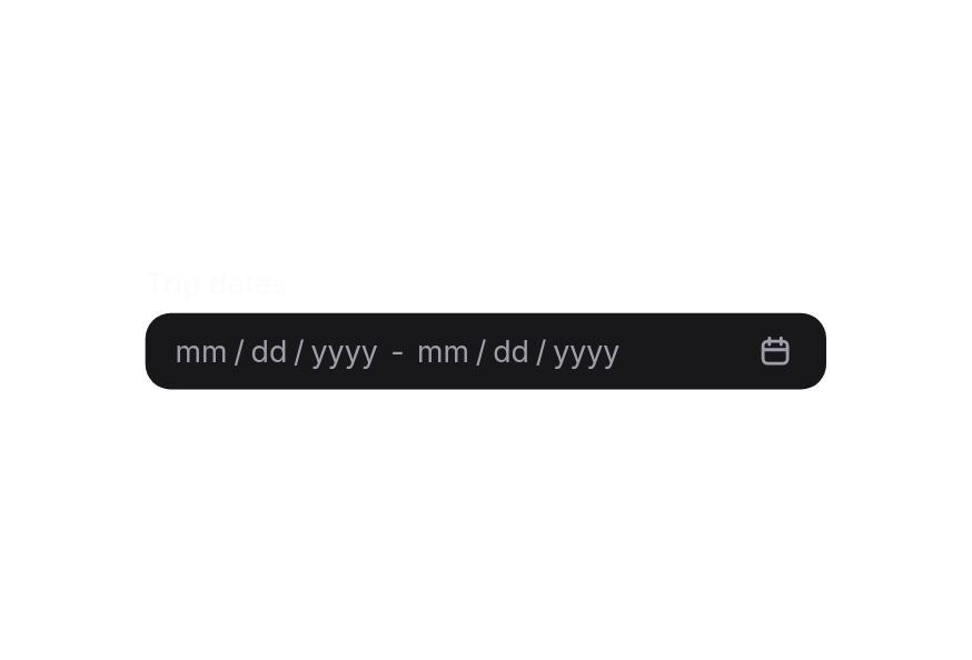 DateRangePicker