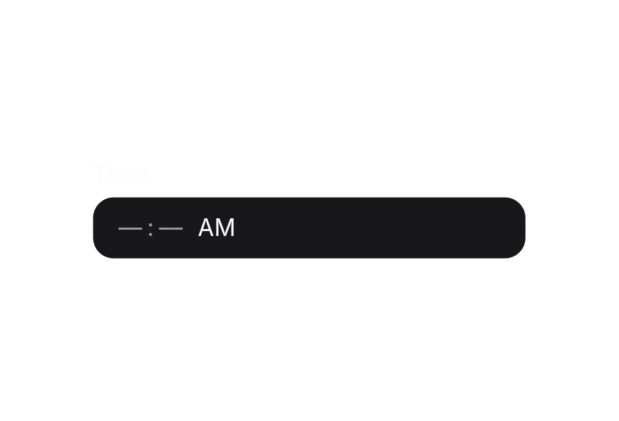 TimeField