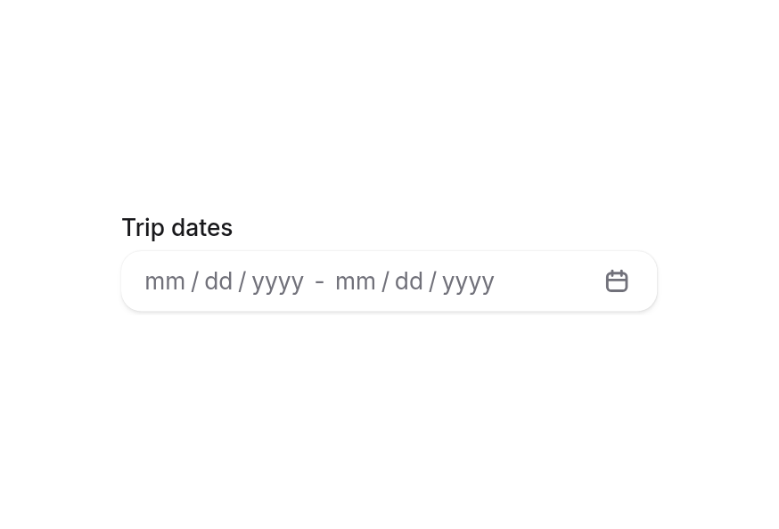 DateRangePicker