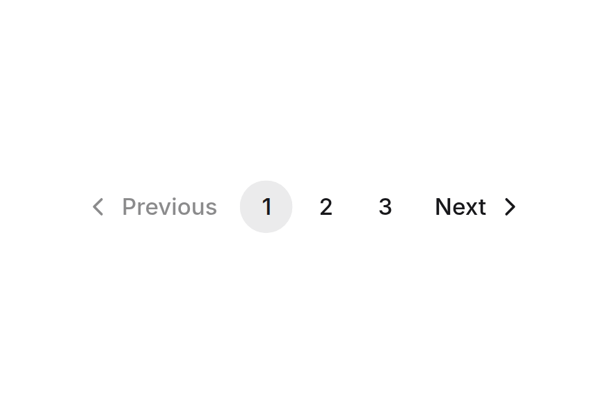 Pagination