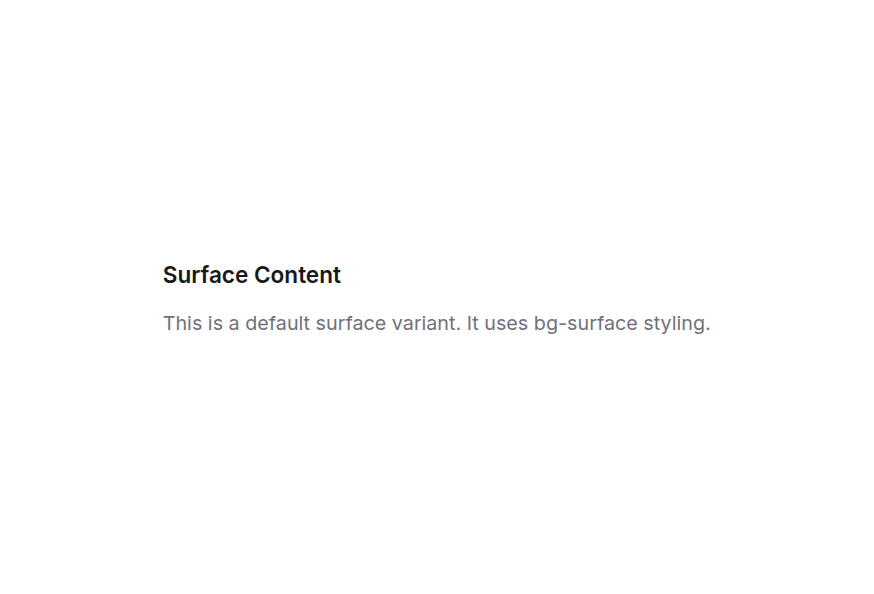 Surface